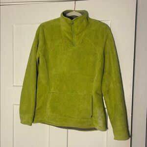 The North Face Lime Green 1/4 Zip Osito
